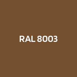 RAL 8003 Lehmbraun